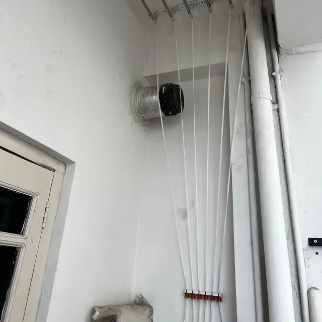 Cloth Hangers installation by Murugan Safety Nets - photo 4