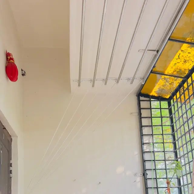 Cloth Hangers installation by Murugan Safety Nets - photo 6