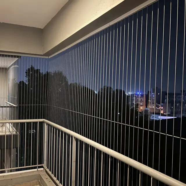 Invisible Grills installation by Murugan Safety Nets - photo 5